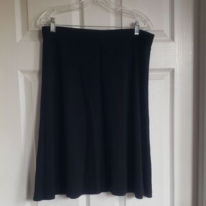 Chico's Classic Black A-Line Skirt